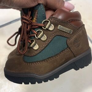 Timberland Kids Boots in Brown and Green